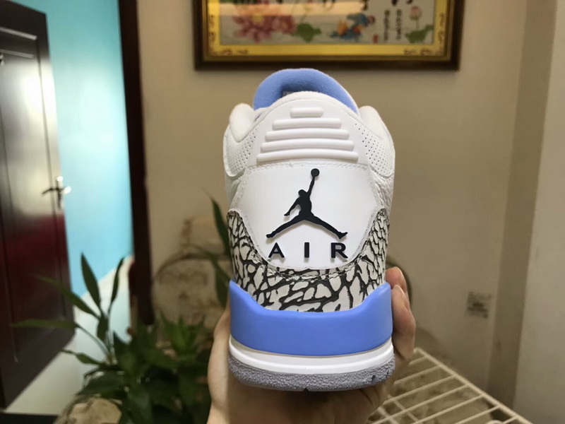 Authentic Air Jordan 3 Retro UNC 3